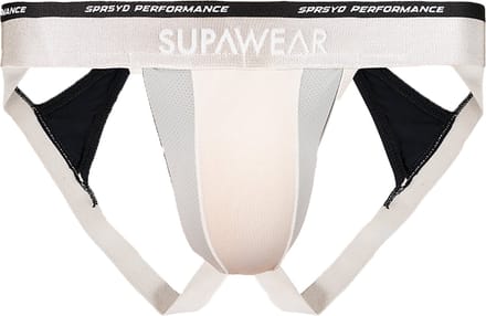 SUPAWEAR SPR Verve Jockstrap Pale Grey - MAAT L - Heren Ondergoed - Jockstrap voor Man - Mannen Jock