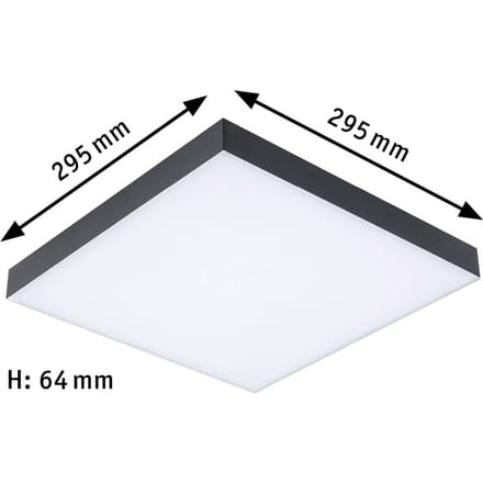 Paulmann Velora Rainbow 79907 LED-plafondlamp Warmwit Zwart