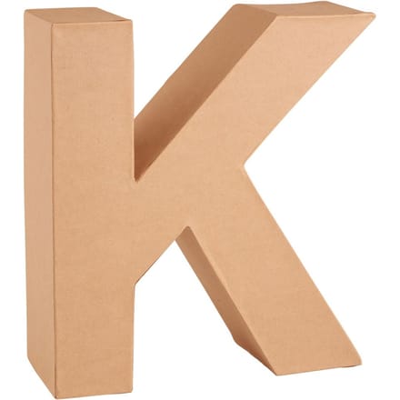 Kartonnen brief - Letter "K"