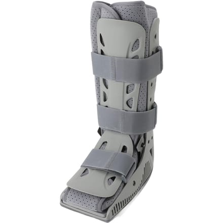 Lucht Cam Walker Laars Opblaasbare Enkel Herstel Genezing Bescherming Orthopedische Looplaars voor Post Long gray