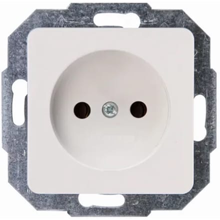 Sencys Inbouwstopcontact Ottawa Ongeaard 1-polig Crème Ip20