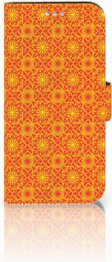 Samsung Galaxy S7 Telefoon Hoesje Batik Oranje
