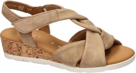 Gabor 761 Sandalen - Met Sleehak - Dames - Beige - Maat 37