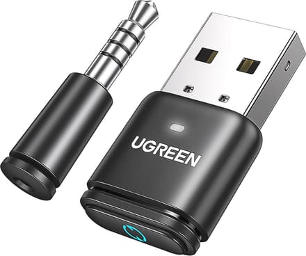 Bluetooth 5.3 Adapter voor Draadloos Audio en Handsfree Bellen - Compatibel met PS5, PS4, Switch en PC
