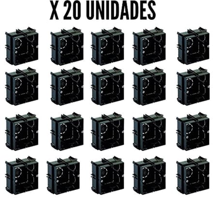 Universele Inbouwdozen 65 x 65 x 40 mm - Verpakking van 20 Stuks
