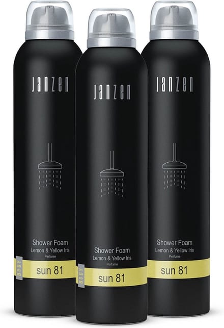 JANZEN Shower Foam Sun 81 3-pack