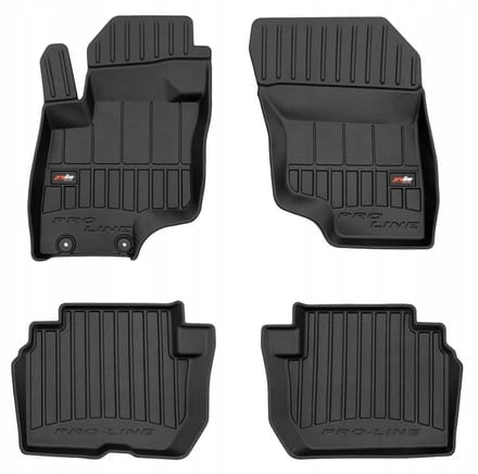 FROGUM PROLINE Automatten - Geschikt voor MITSUBISHI ECLIPSE CROSS HYBRID / PHEV (vanaf 2018) - 4-delig - TPE Rubber - Zwart