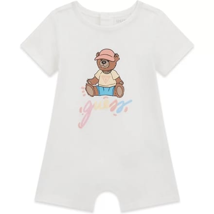 Korte jersey rompertjes voor babyjongens Guess