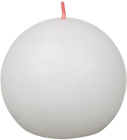 Bolsius - Rustiek bolkaars - Ø76mm - Cloudy White