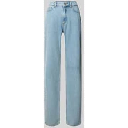 broek met rechte pijpen denim met split als detail - curated by Mary Braun