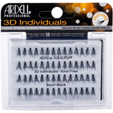 Ardell Duralash 3D Individuele Korte Zwarte Valse Wimpers
