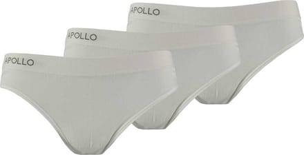 Comfort Essentials - Naadloos Ondergoed Dames - Dames Slips - 3 pack - Wit - L - Dames Ondergoed Katoen