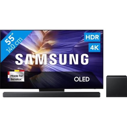 Samsung 55" OLED S90F 4K (2025) + Samsung HW-QS700F (2025)