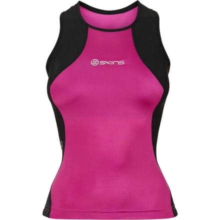 Skins Dames/Dames Tri 400 mouwloos T-shirt (Roze)