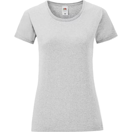 Dames-T-shirt Fruit of the Loom Iconic 150