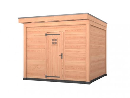 Douglas overkapping, 300 x 350, met schuur, Westwood Comfort Plus