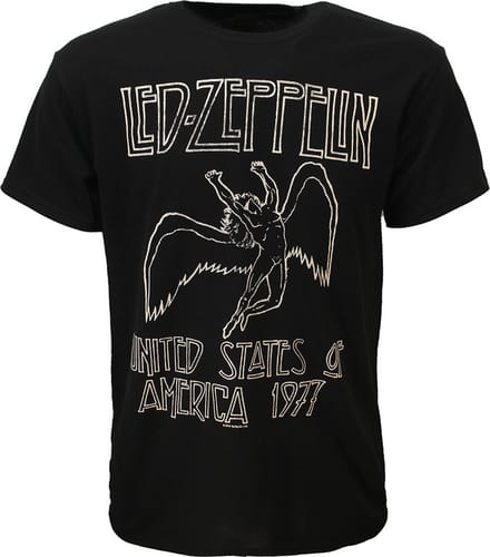 Led Zeppelin USA '77 T-Shirt - Officiële Merchandise - M