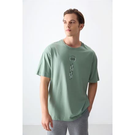 Oversized Katoenen Crew Neck T-Shirt