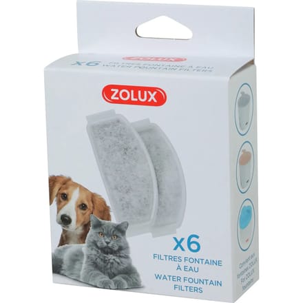 Fonteinfilters vervangen Zolux (x6)