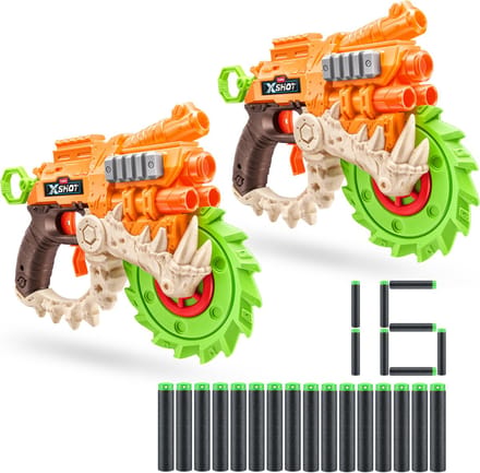 XSHOT Insanity HorrorFire Reaper X Twin Pack (16 Pijlen) van ZURU - speelgoedblaster