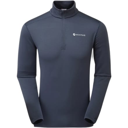 Montane Protium Lite Pull-on Fleece Met Halve Rits Blauw XS Man