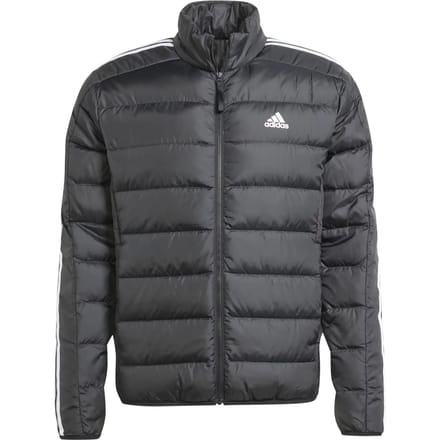 adidas Sportswear Essentials 3-Stripes Light Down Jacket - Heren - Zwart- XS