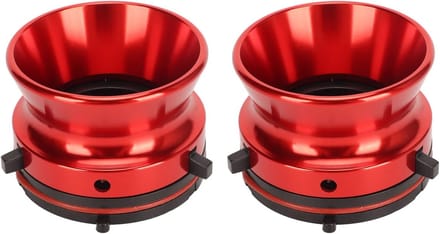 Naafadapters - Hub Adapters - Tape Recorder - Aluminiumlegering - 10 Inch - Rood