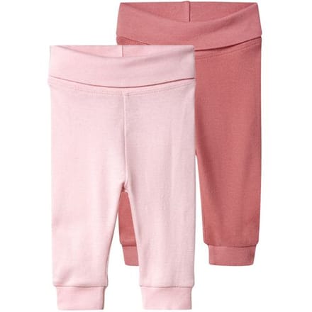 LUPILU Set van 2 baby joggingbroeken (Roze/lichtroze, 62-68)