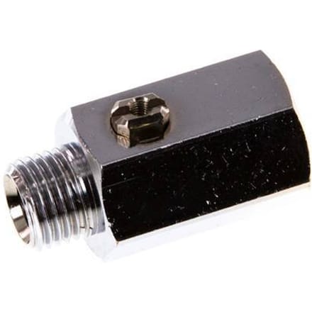 Buiten x Binnendraad G 1/4 inch 2-Weg Messing Mini-Kogelkraan Schroevendraaier Bediend 15 Bar