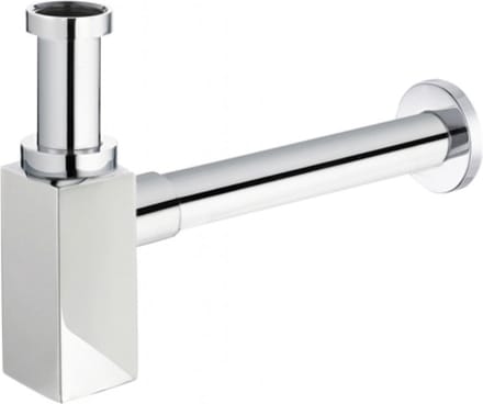 SCHÜTTE Design Bekersifon - Hoekig - 5/4" x 32 mm - Chroom