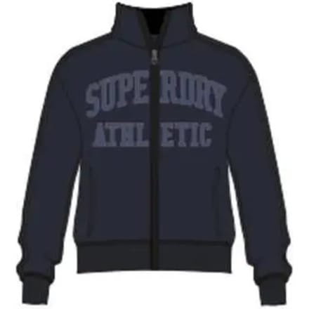 Superdry - Athletic Essentials Applique Losse Zip Track Top - Dames - Hoodies