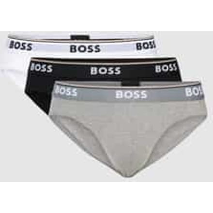 HUGO BOSS Power briefs (3-pack) - heren slips - zwart - grijs - wit