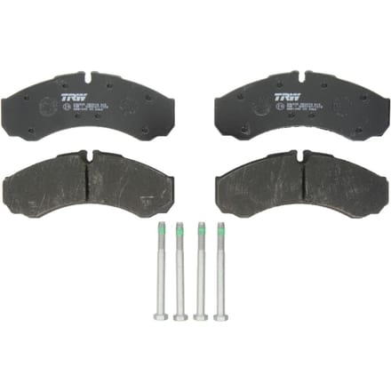 Remblokset TRW GDB1345, voorkant, achter
