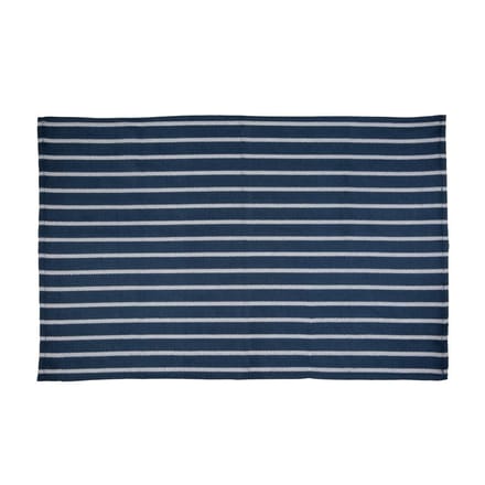 Vogue kokstheedoek met slagersstreep, marineblauw