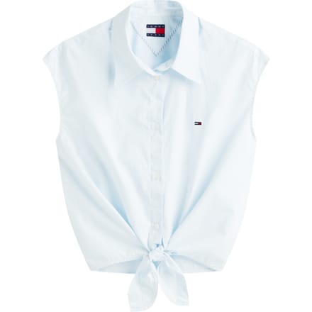 regular fit overhemdblouse van puur katoen