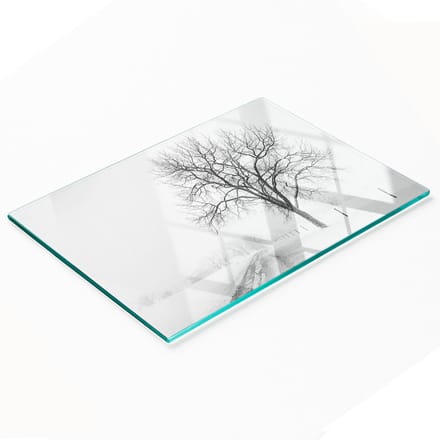 Multifunctionele decoratieve snijplank voor de keuken: geharde winterboom, 80x52 cm