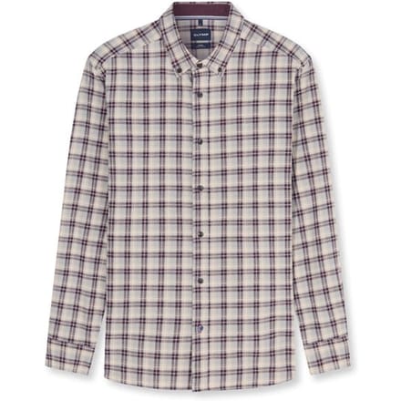 OLYMP Casual Overhemd, Regular Fit, Button-down, Bordeauxrood