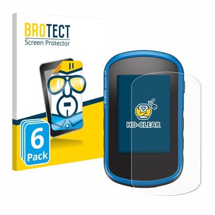 BROTECT - Screenprotector voor Garmin eTrex Touch 35 - Folie Beschermfolie transparant 6 Stuks