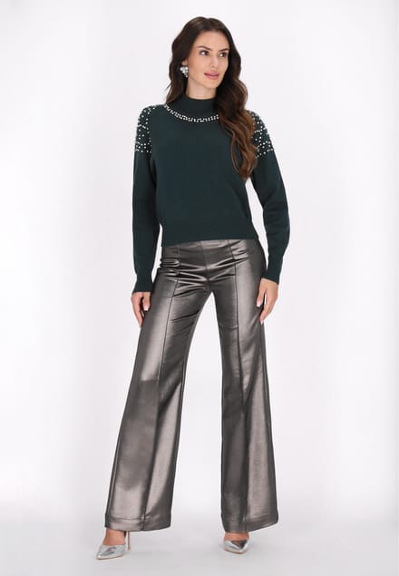 Faina Jumper Dames donkergroen