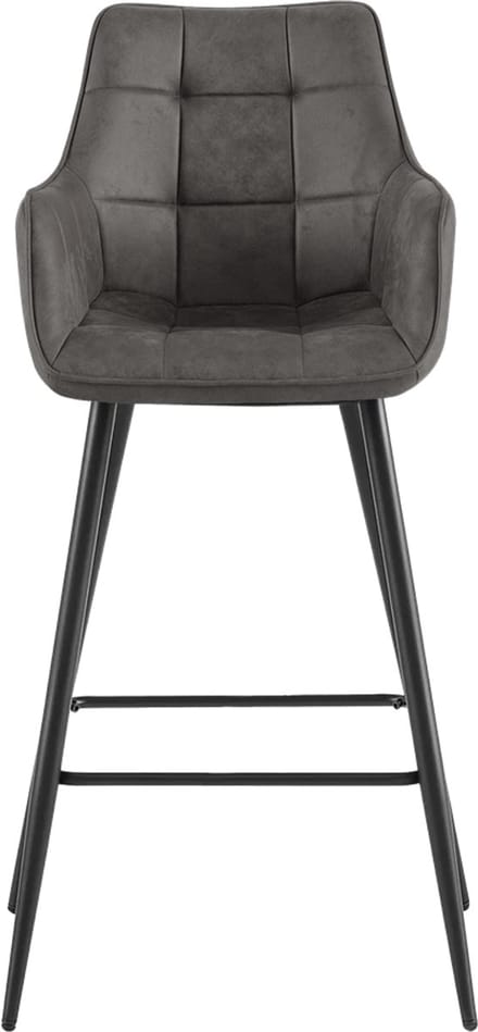 Benoa Barstoel Lucille Arm - Antraciet - set van 2
