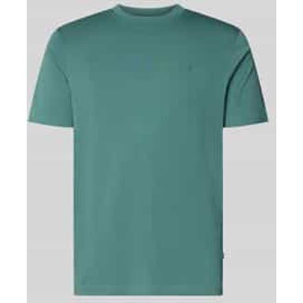 T-shirt met labelstitching model 'Priamo'
