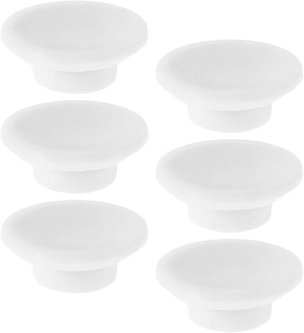 Afvoerpluggen Vrieskist - Afdichtstoppen Koelkast - Lekkage Voorkomen - Universele Pasvorm - 2.7cm Rond - Wit