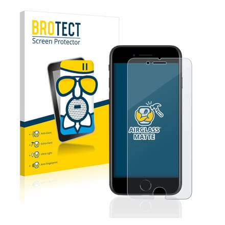 BROTECT - Screenprotector voor Apple iPhone SE 2 / SE 3 - Folie Beschermfolie Beschermglas matte