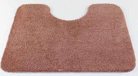 PRIMA - Soft - WC mat - oud roze - 50x60cm - antislip - met uitsparing 21cm