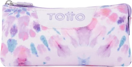Schoolmap met Drie Vakken, Tie Dye Print