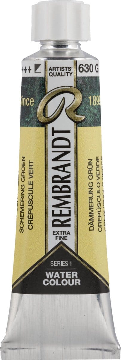 Rembrandt Aquarelverf Tube 10 ml Schemering Groen 630