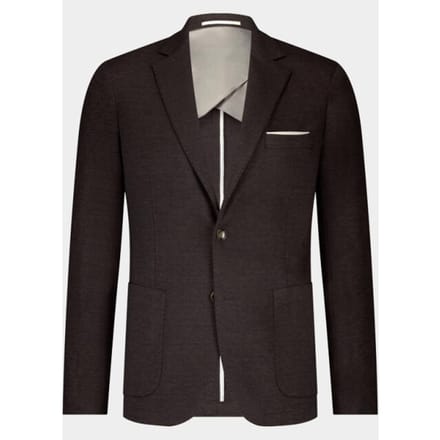 Bos Bright Blue Colbert mylo jersey jacket drop 8 253038my69bo/870 dark brown