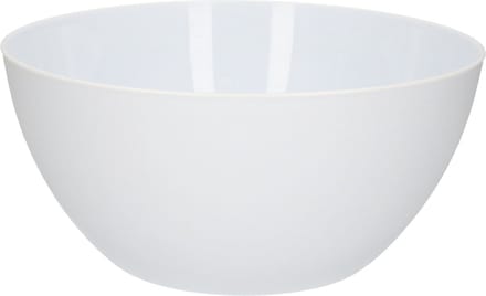 Plasticforte Serveerschaal - D25xH12 cm - kunststof - wit - saladeschaal