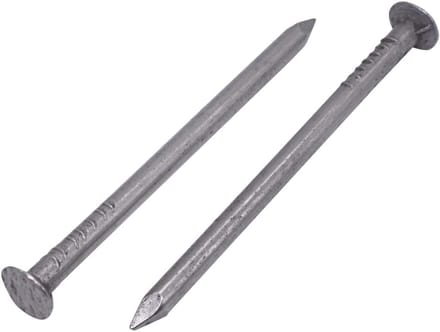 Pack van 300 constructienagels 3,5 x 60 mm - Platte ronde kop - Multifunctionele draadnagels voor houtbewerking