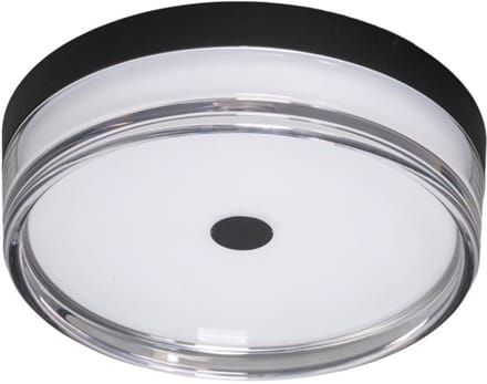 ETH Jill Led plaf rond 3 step dimm. 2800k 18w IP40 zwart 23x7cm + mem. Ra90
